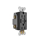 Legrand 1597TRWRUSBACBK 15A 125V Black Weather-Resistant Gfci Usb Outlet Receptacle
