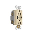 Legrand 1597TRWRUSBACI 15A 125V Ivory Weather-Resistant Gfci Usb Outlet Receptacle
