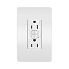 Legrand 1597W 15A 125V White Duplex Self-Test Gfci Receptacle