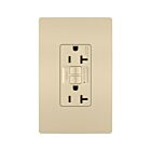 Legrand 2097I 20A 125V Ivory Duplex Self-Test Gfci Receptacle
