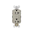 Legrand 2097TRNICC4 20A 125V Nickel Duplex Self-Test Gfci Receptacle