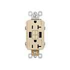 Legrand 2097TRUSBAAI 20A 125V Ivory Gfci Usb Outlet Receptacle