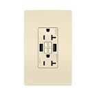 Legrand 2097TRUSBAALA 20A 125V Light Almond Gfci Usb Outlet Receptacle