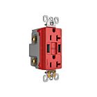 Legrand 2097TRUSBAARED 20A 125V Red Gfci Usb Outlet Receptacle