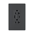 Legrand 2097TRUSBACGC4 20A 125V Graphite Gfci Usb Outlet Receptacle