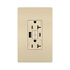 Legrand 2097TRUSBACI 20A 125V Ivory Gfci Usb Outlet Receptacle