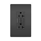 Legrand 2097TRWRBK 20A 125V Black Duplex Self-Test Gfci Receptacle