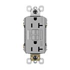 Legrand 2097TRWRGRY 20A 125V Gray Duplex Self-Test Gfci Receptacle