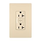 Legrand 2097TRWRI 20A 125V Ivory Duplex Self-Test Gfci Receptacle