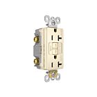 Legrand 2097TRWRLA 20A 125V Light Almond Duplex Self-Test Gfci Receptacle