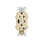 Legrand 2097TRWRUSBACI 20A 125V Ivory Gfci Usb Outlet Receptacle