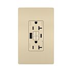 Legrand 2097TRWRUSBACI 20A 125V Ivory Gfci Usb Outlet Receptacle