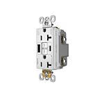 Legrand 2097TRWRUSBACW 20A 125V White Gfci Usb Outlet Receptacle