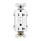 Legrand 2097TRWRW 20A 125V White Duplex Self-Test Gfci Receptacle