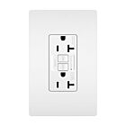 Legrand 2097TRWRW 20A 125V White Duplex Self-Test Gfci Receptacle