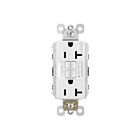 Legrand 2097W 20A 125V White Duplex Self-Test Gfci Receptacle