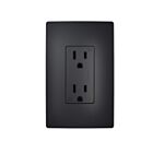 Legrand 885TREXWRBK 15A 125V Black Receptacle