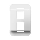 Legrand AC2PFW1 2-Port Frame