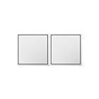 Legrand ARPTR1522GW2 White 2-Gang Pop-Out Triplex Outlet Kit