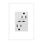 Legrand ARTRUSB15PD30W4 15A 125V White Usb Outlet Receptacle