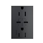 Legrand ARTRUSB15PD65G4 15A 125V Graphite Receptacle