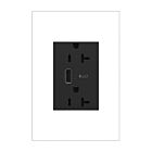 Legrand ARTRUSB206ACG4 20A 125V Graphite Usb Outlet Receptacle