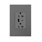 Legrand ARTRUSB206ACM4 20A 125V Magnesium Usb Outlet Receptacle