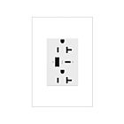 Legrand Adorne ARTRUSB206ACW4 White 20A Tamper-Resistant Ultra-Fast USB Type A/C Outlet