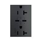 Legrand ARTRUSB20PD65G4 20A 125V Graphite Receptacle