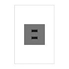Legrand ARUSB2AA6M4 Magnesium Usb Outlet Receptacle