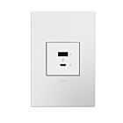 Legrand ARUSB2AC6W4 125V White Usb Outlet Receptacle