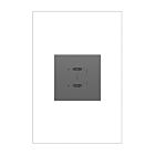 Legrand ARUSB30PDM4 20A Magnesium Dual Usb Outlet Module