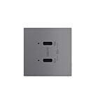 Legrand ARUSB65PDM4 Magnesium 65W USB Outlet Module Type C