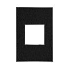 Legrand Adorne AWM1G2BLS4 Black Stainless One-Gang Screwless Wall Plate