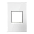 Legrand Adorne AWM1G2MW4 Mirror White One-Gang Screwless Wall Plate