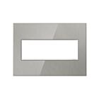 Legrand AWM3GMS4 3-Gang Screwless Wall Plate