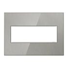 Legrand AWM3GMS4 3-Gang Screwless Wall Plate