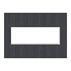 Legrand AWM3GRG4 3-Gang Screwless Wall Plate