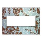 Legrand AWM3GW4 3-Gang Screwless Wall Plate