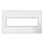 Legrand AWM4GMWW4 4-Gang Screwless Wall Plate