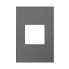 Legrand Adorne AWP1G2MG6 Magnesium One-Gang Screwless Wall Plate