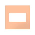 Legrand AWP2GPY Two-Gang Screwless Wall Plate