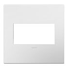 Legrand AWP2GWHW10 2-Gang Screwless Wall Plate