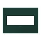 Legrand AWP3GEG Three-Gang Screwless Wall Plate