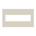 Legrand AWP4GOM Four-Gang Screwless Wall Plate