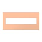 Legrand AWP5GPY Five-Gang Screwless Wall Plate
