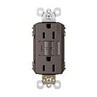 Legrand legrand-1597 15A 125V Brown Duplex Self-Test Gfci Receptacle With Safelock Protection