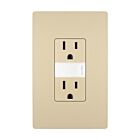 Legrand NTL885TRICC6 15A 120V/125V Ivory Tamper-Resistant Outlet Receptacle