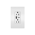 Legrand R26USBAC6W 15A 5.0V White Usb Outlet Receptacle