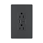 Legrand R26USBACG 15A 5.0V Graphite Usb Outlet Receptacle